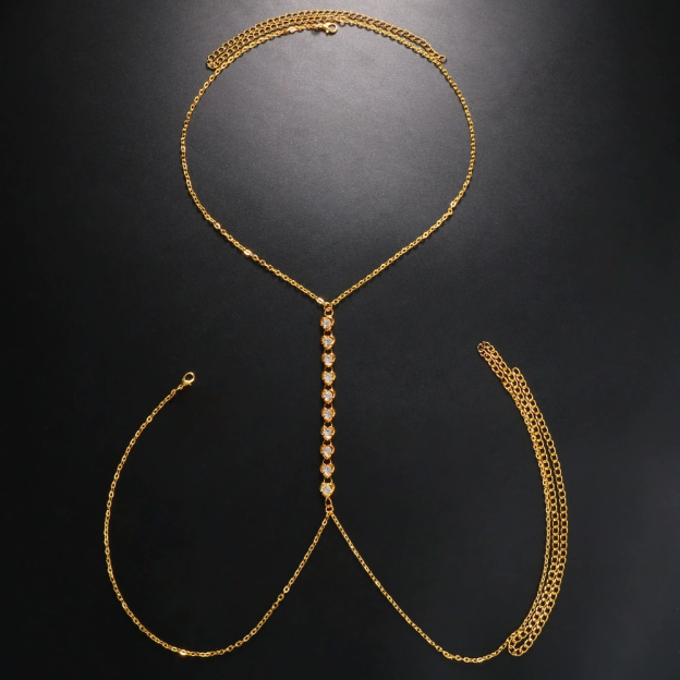 Bohemian Heart-Shaped Body Chain