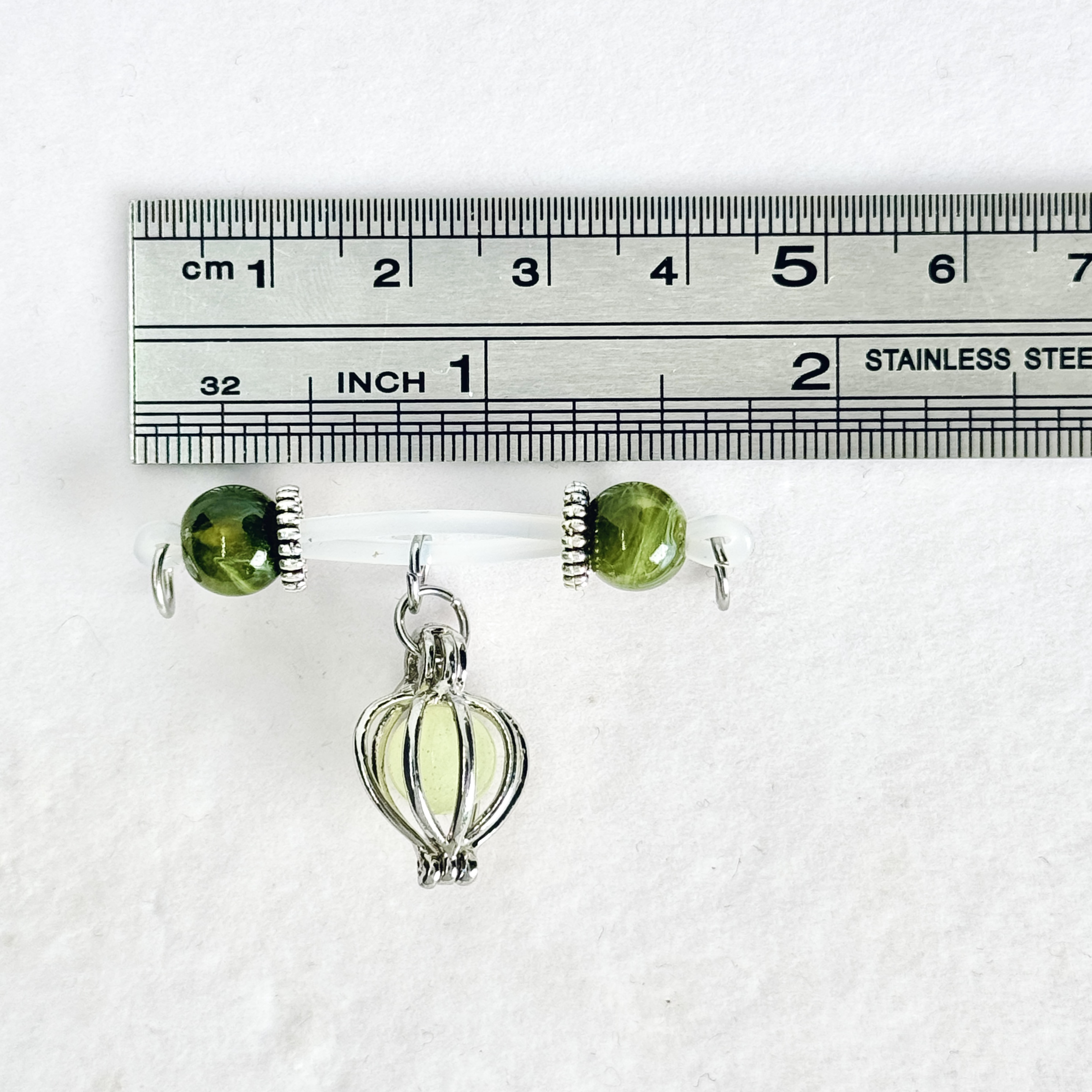 Forest Witch Crystal Charm Nipple Ring