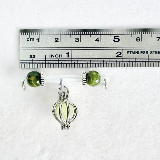 Forest Witch Crystal Charm Nipple Ring
