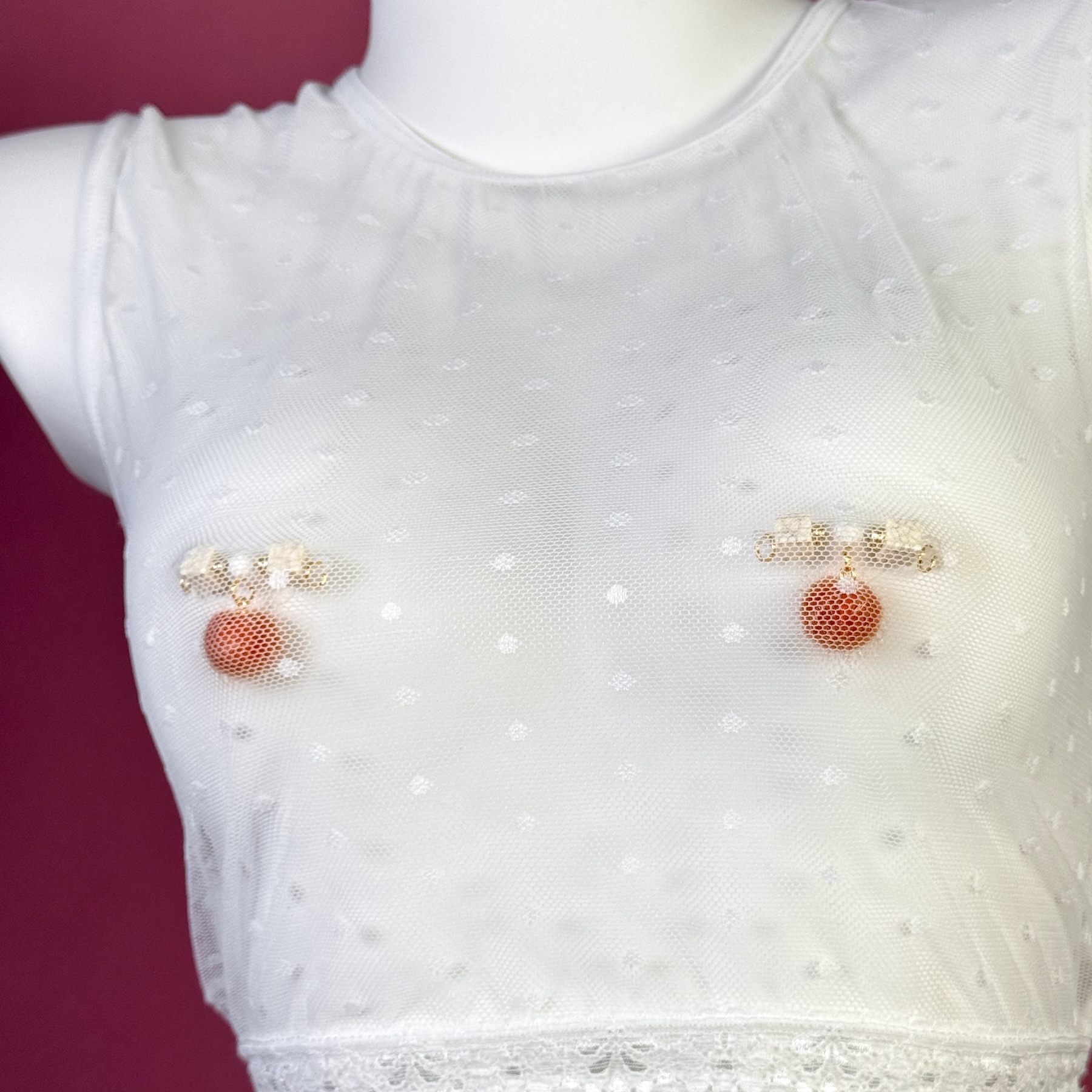 Clementine Charm Nipple Clip