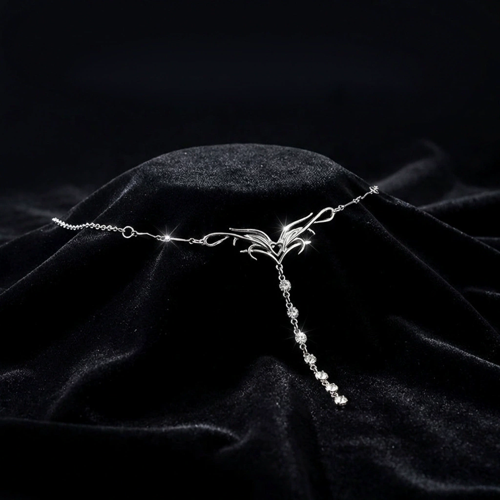 Cyber ​​Totem Sterling Silver Waist Chain