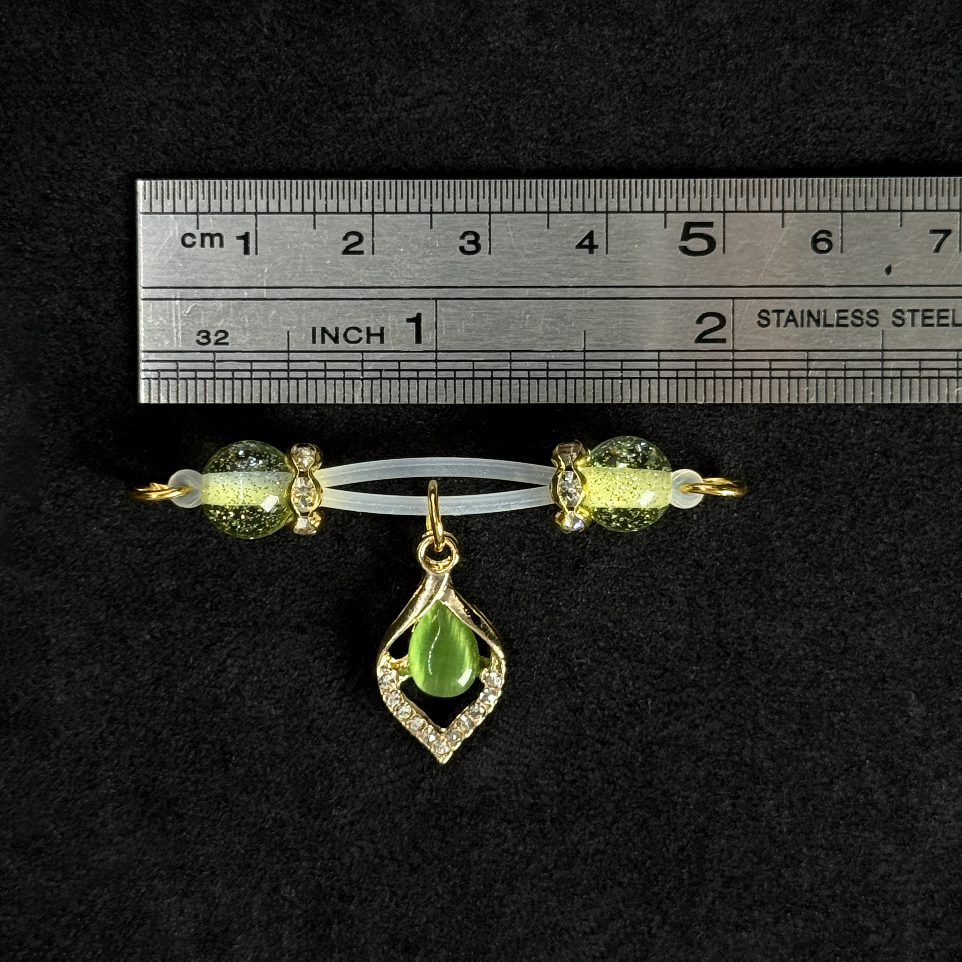 Emerald Temptation Nipple Rings