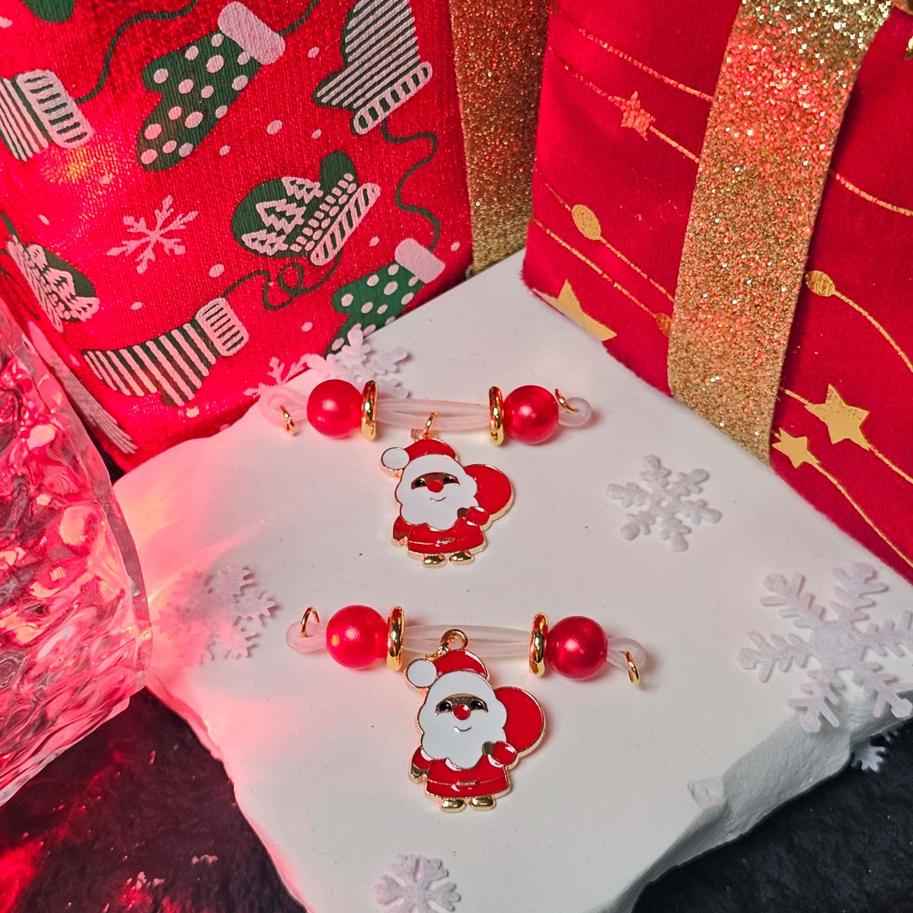 Pearl milk Santa Claus