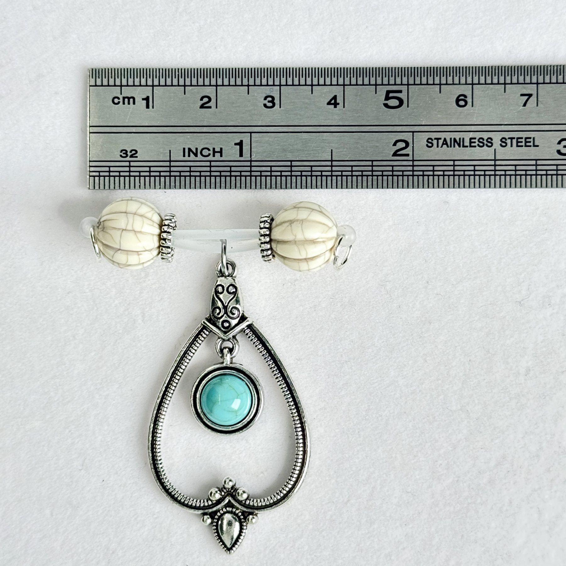 Frozen Aqua Charm Clips