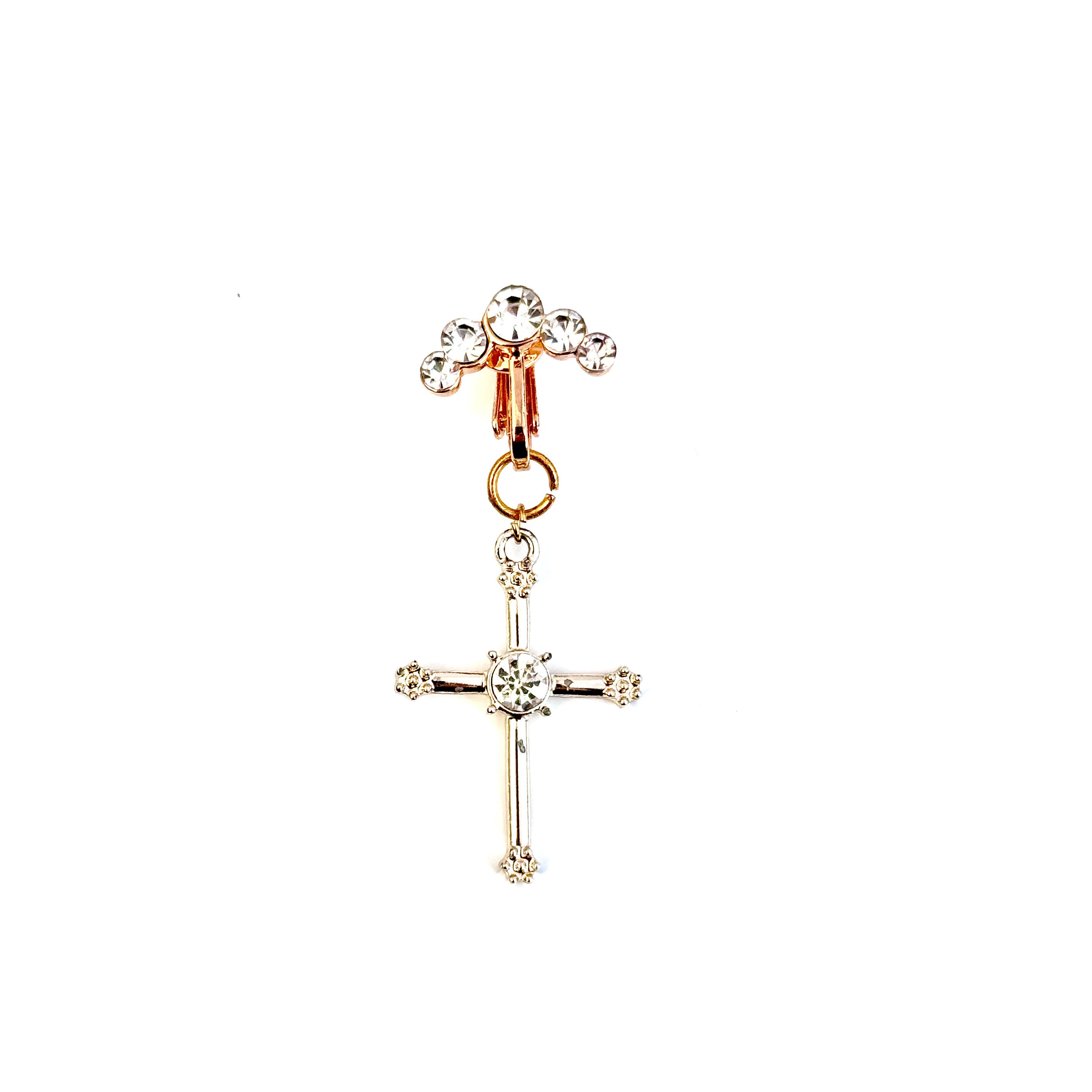 Luna Crystal Cross Navel Clip™