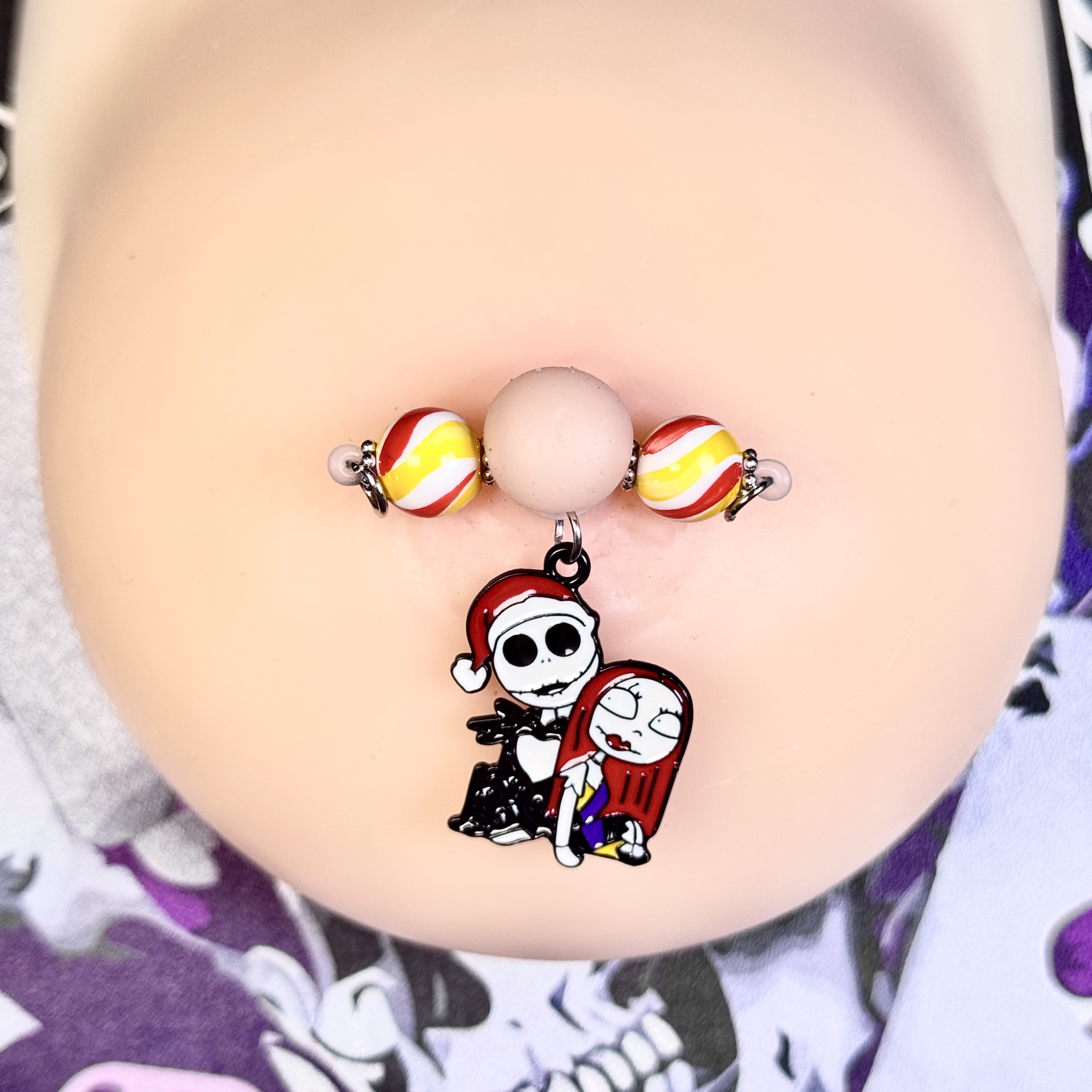 Candy Skull Couple Nipple Clamps