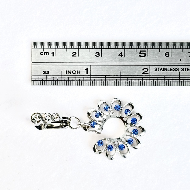 Luna Peacock Crystal Navel Clip™