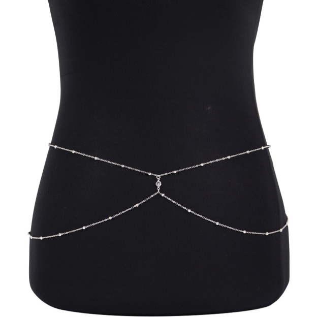 Double-layer waist chain