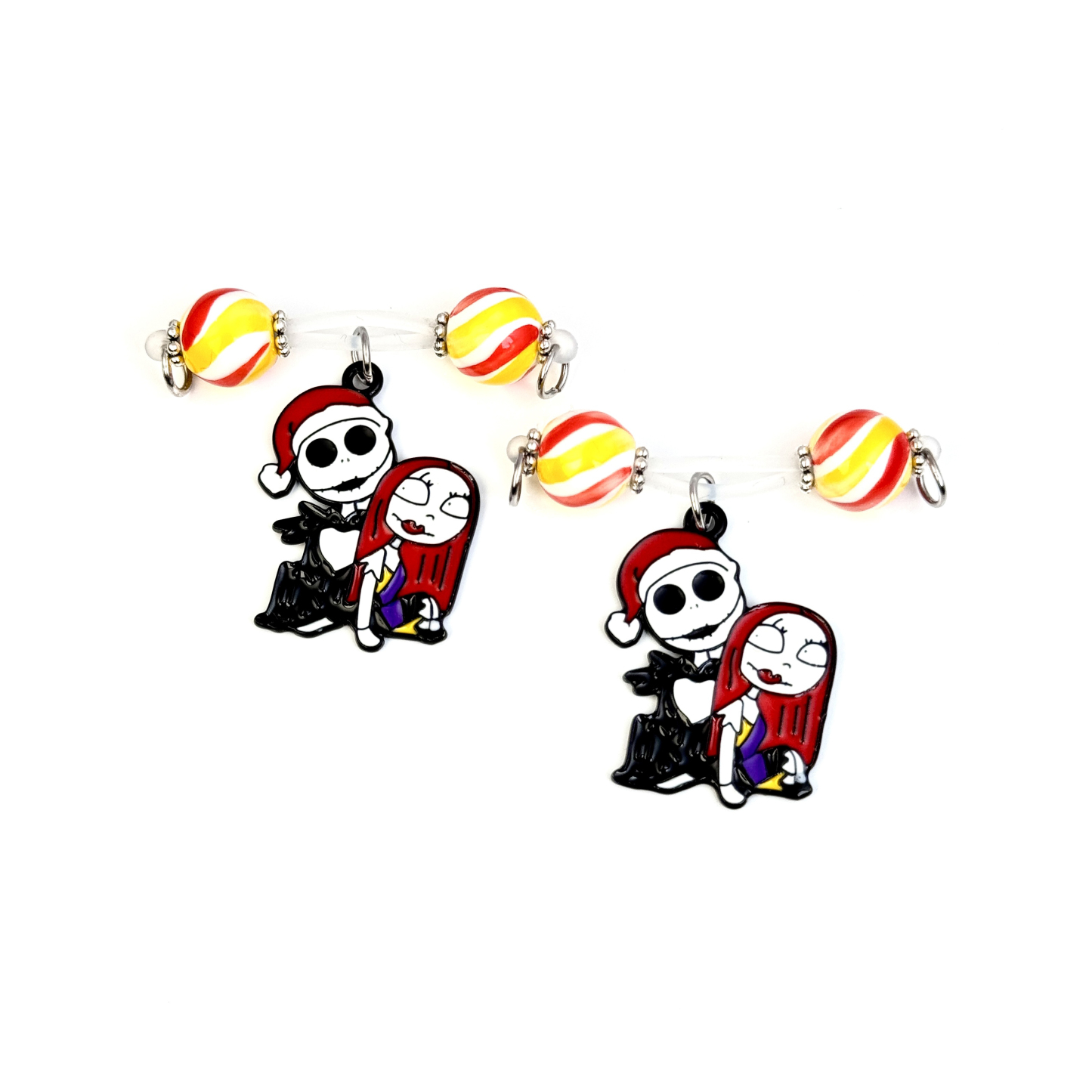 Candy Skull Couple Nipple Clamps