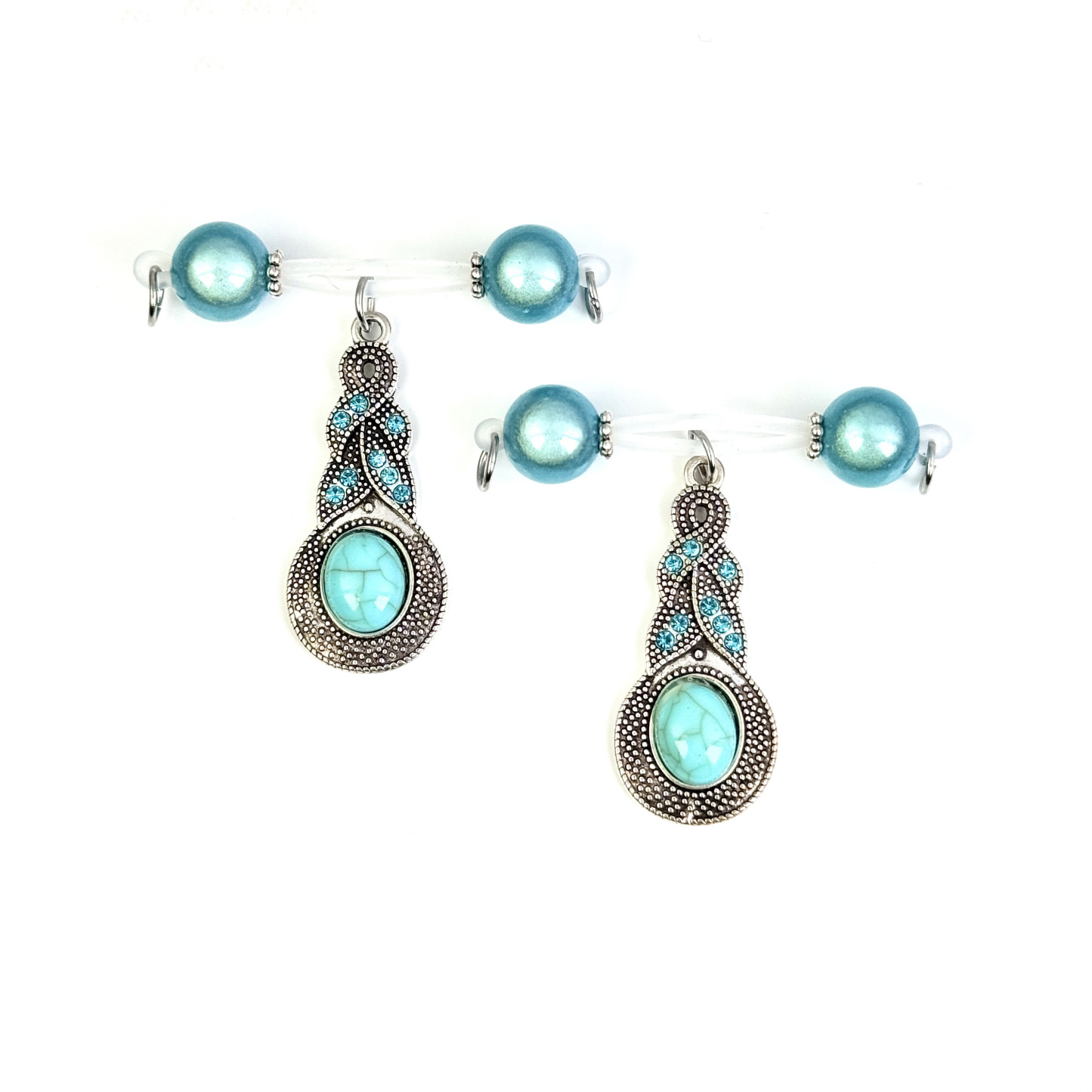 Ocean Crystal Nipple Clips