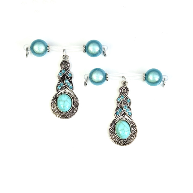 Ocean Crystal Nipple Clips