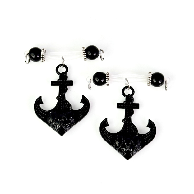 Halloween Pirate Anchor Fake Nipple Ring