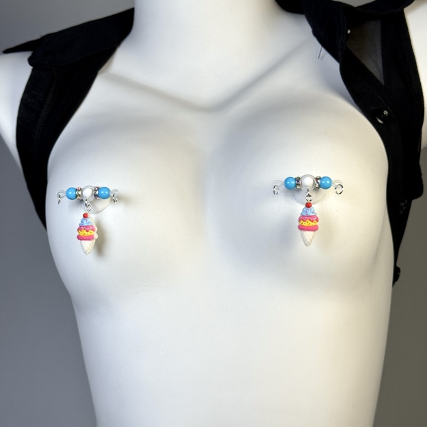 Ice Cream Charm Nipple Clamps