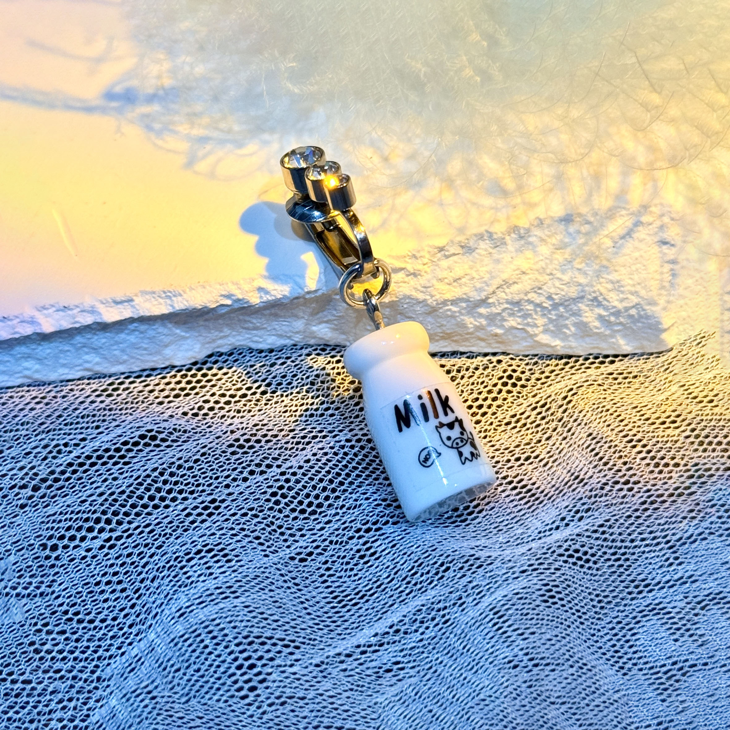 "Milk Dream" Non-Piercing Navel Jewelry