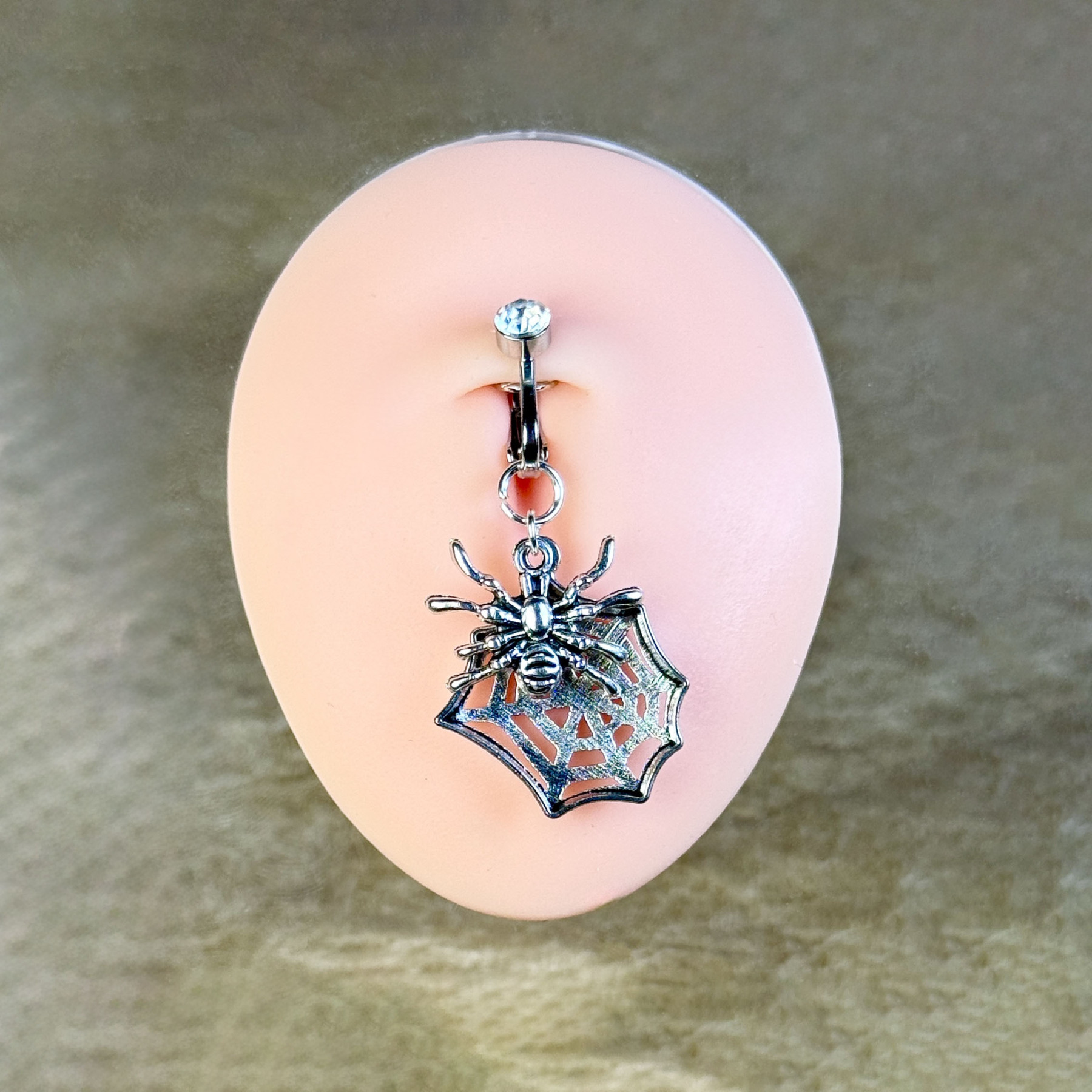 Venom Spider Non-Piercing Navel Clip