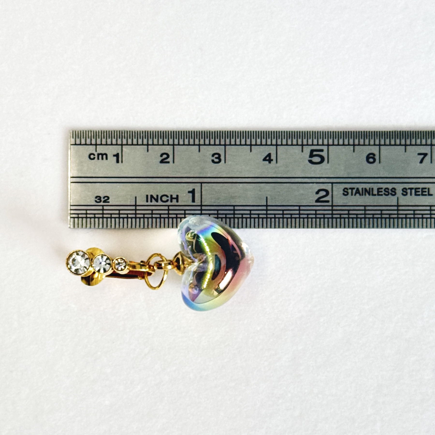 Black crystal navel jewelry