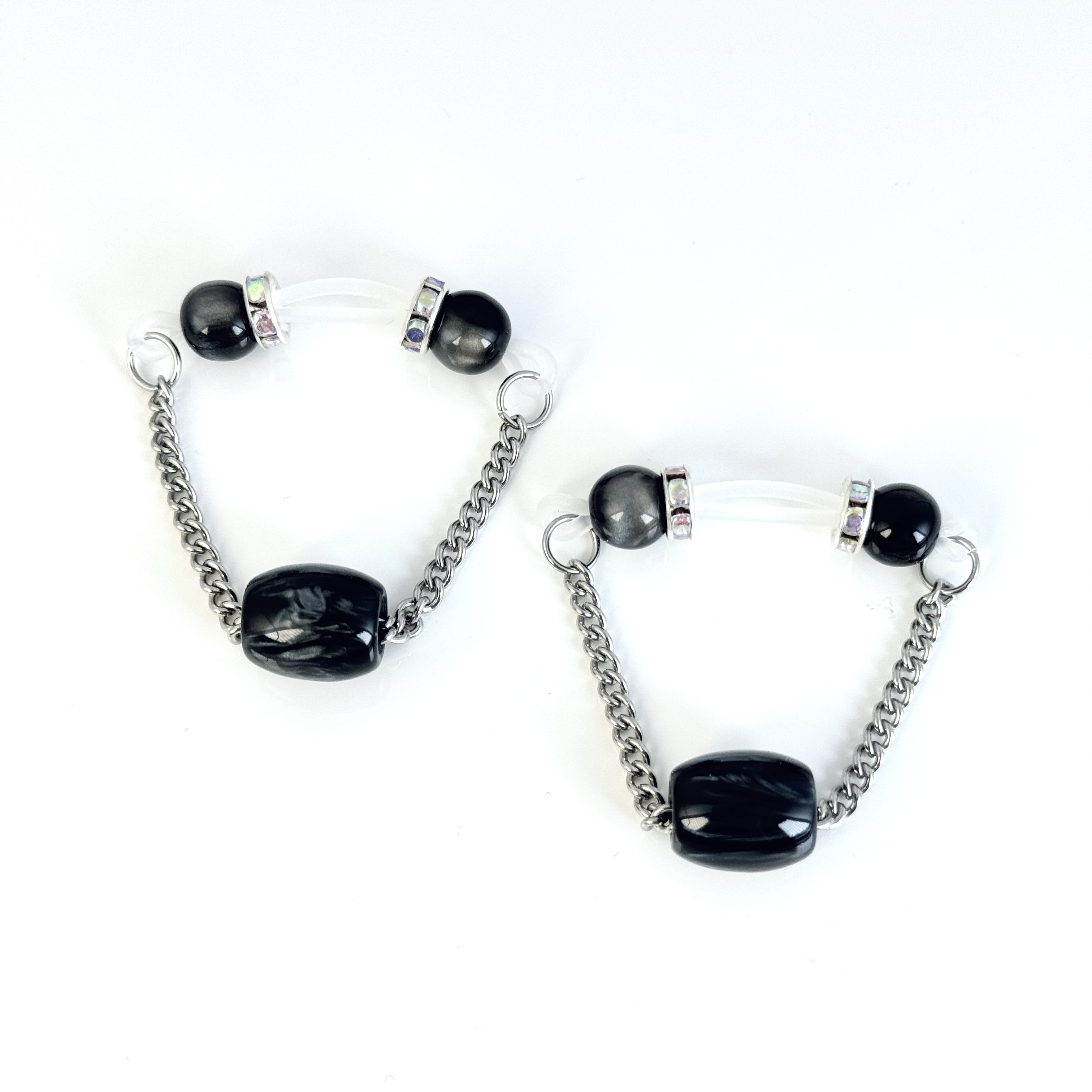 Midnight Pearl Nipple Clamps