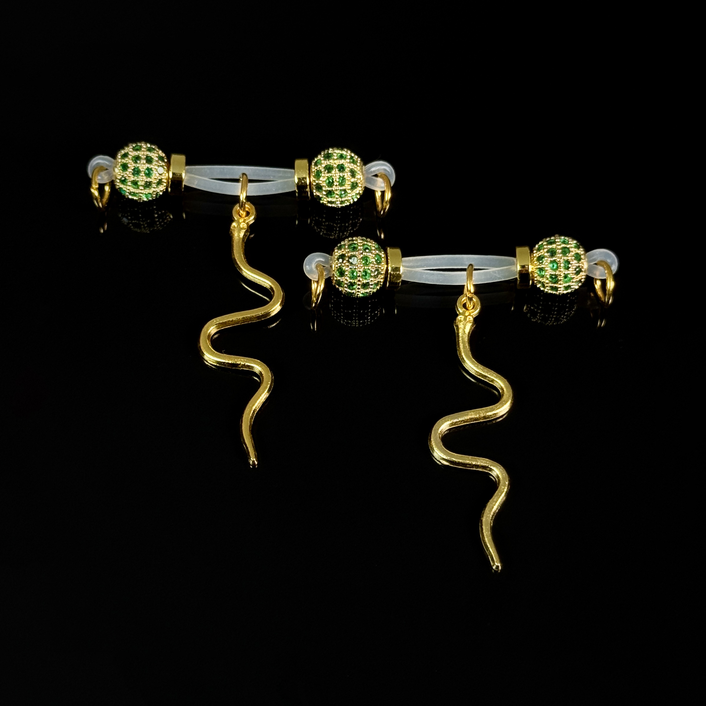 Gilded Serpent Nipple Clamps