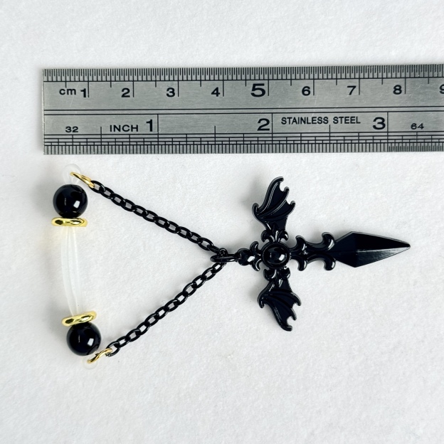 Midnight Bat Wing Nipple Clips