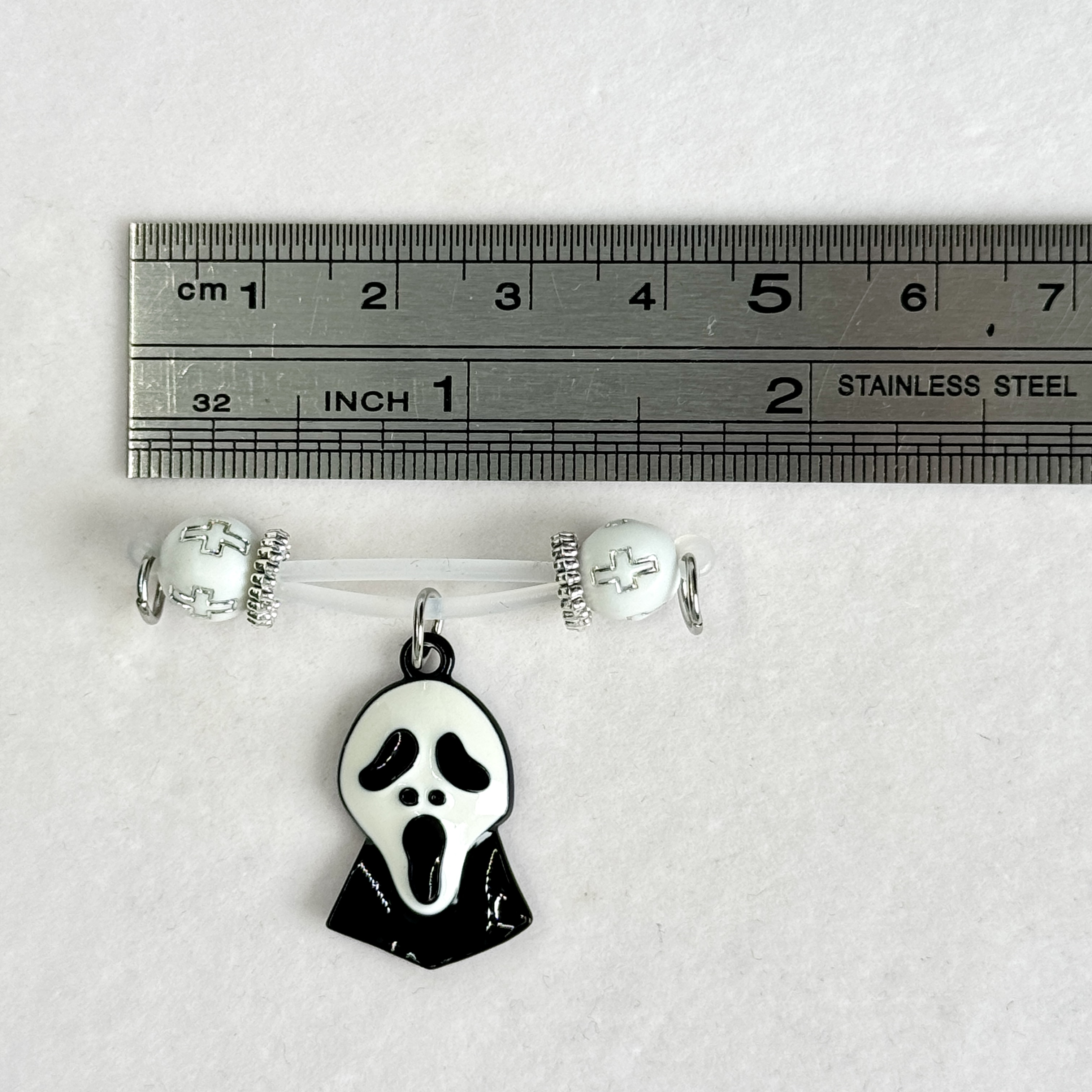 Scream Ghost Non-Piercing Nipple Clamp