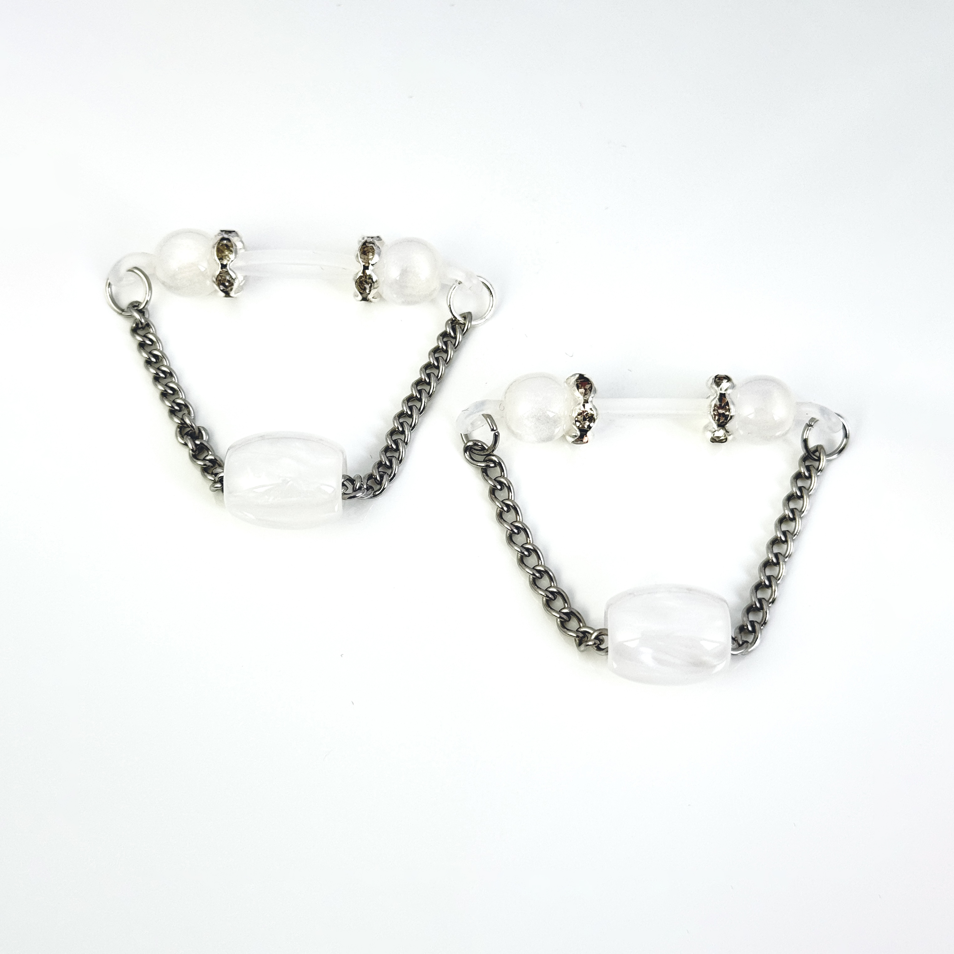 White Jade Energy Clip