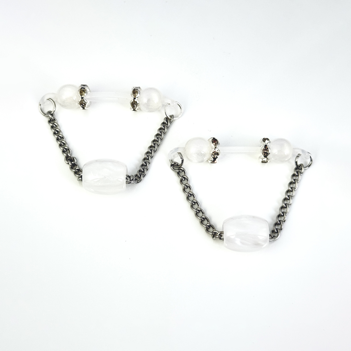 White Jade Energy Clip
