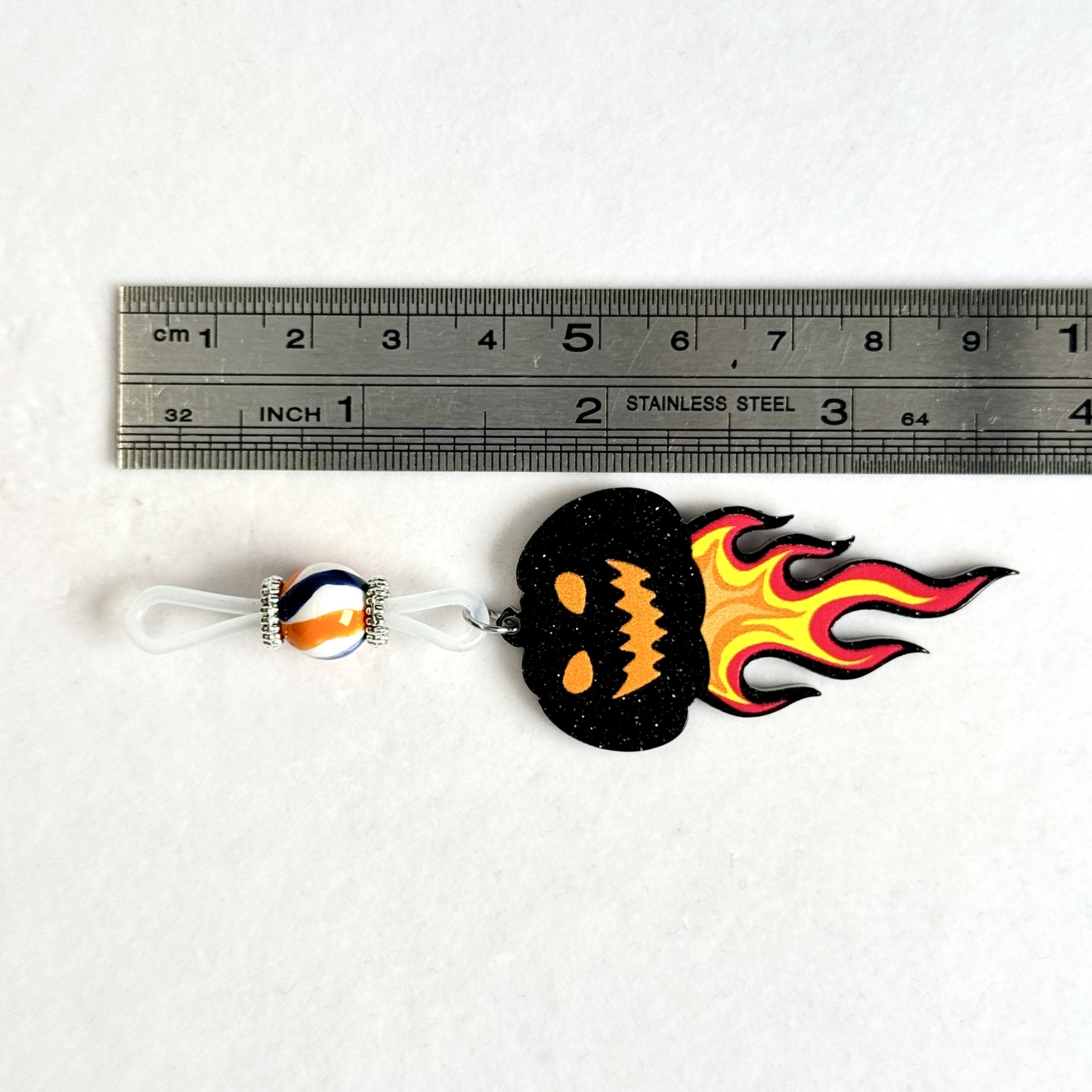 Flame Pumpkin Nipple Clamps