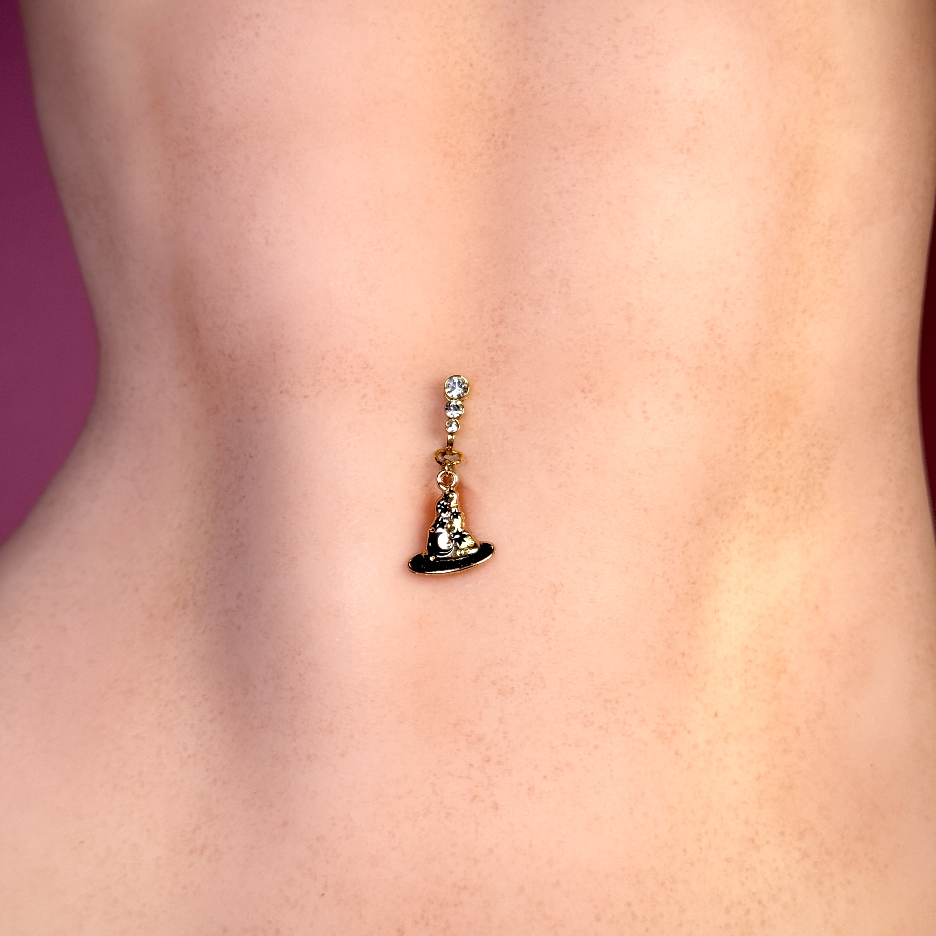 Witch Hat Navel Charm