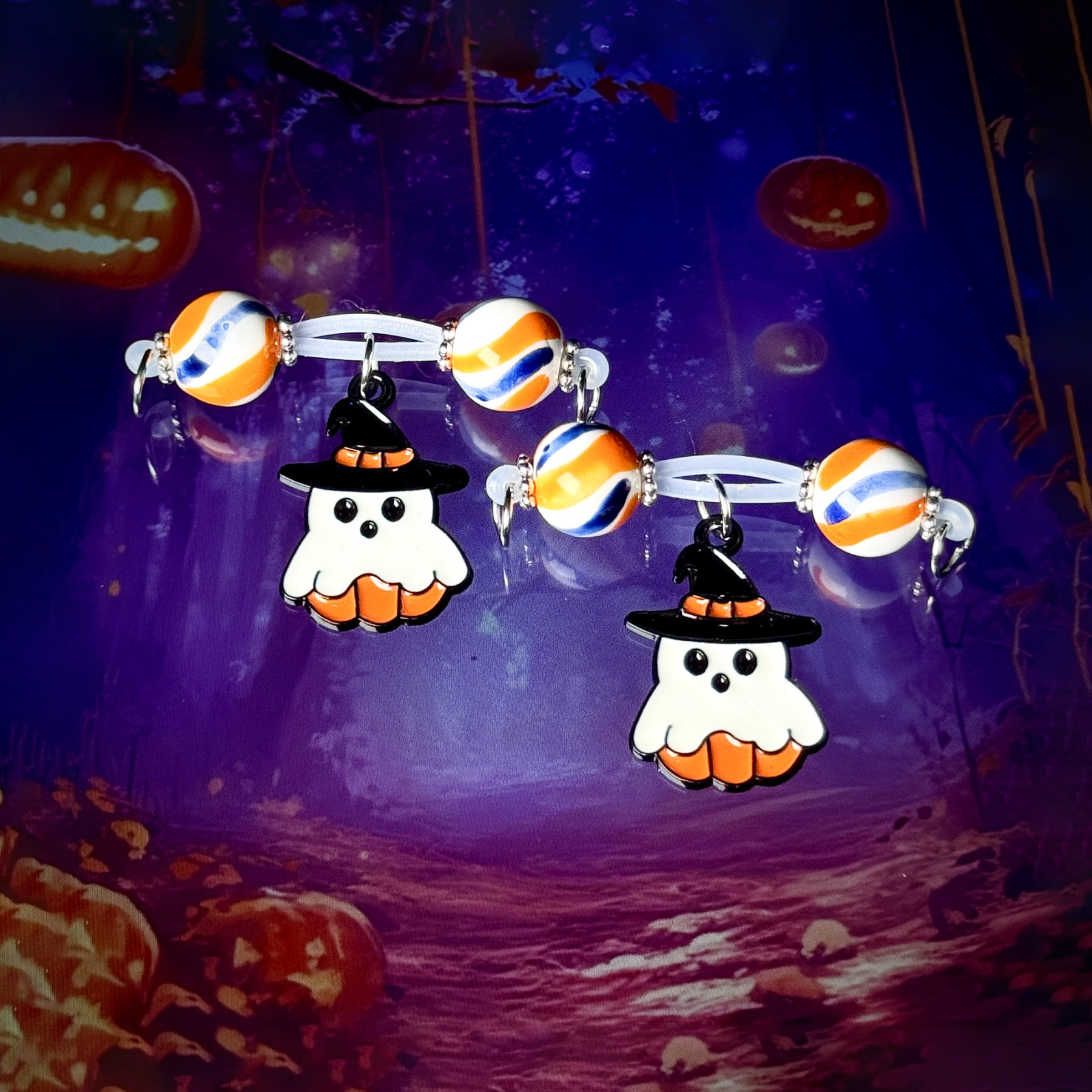 Spooky Ghost Nipple Clamps
