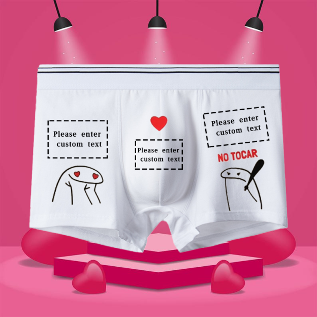 Customized language boxer briefs-Thyye