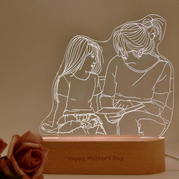 Custom Portrait Night Light-Thyye