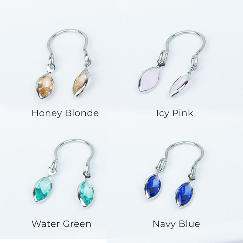 Crystal Non-Piercing Nipple Jewelry-Thyye