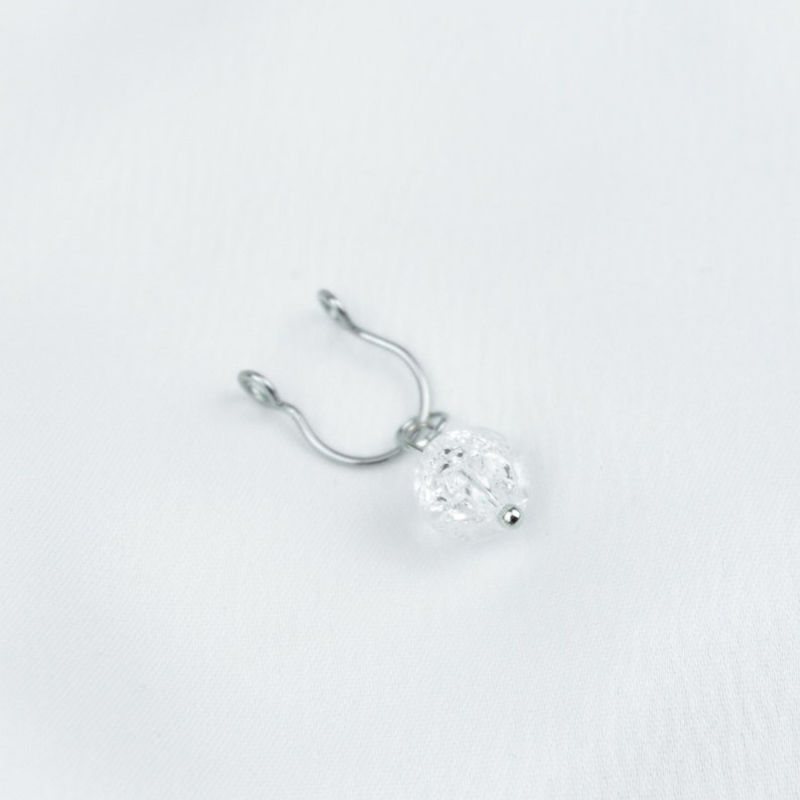Nipple jewelry crystal quartz nipple clamps-Thyye