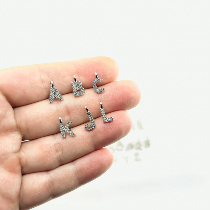 Non-pierced nipple initial jewelry-Thyye