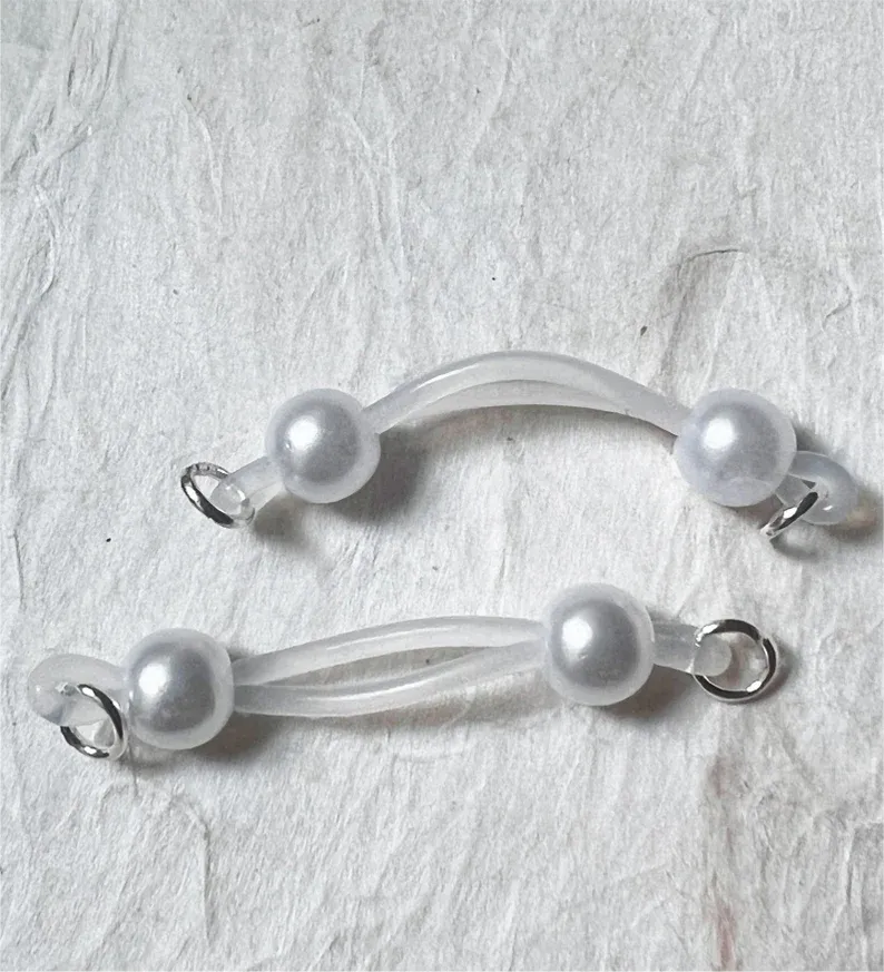 Nipple Non-Piercing with Pearl Barbell-Thyye