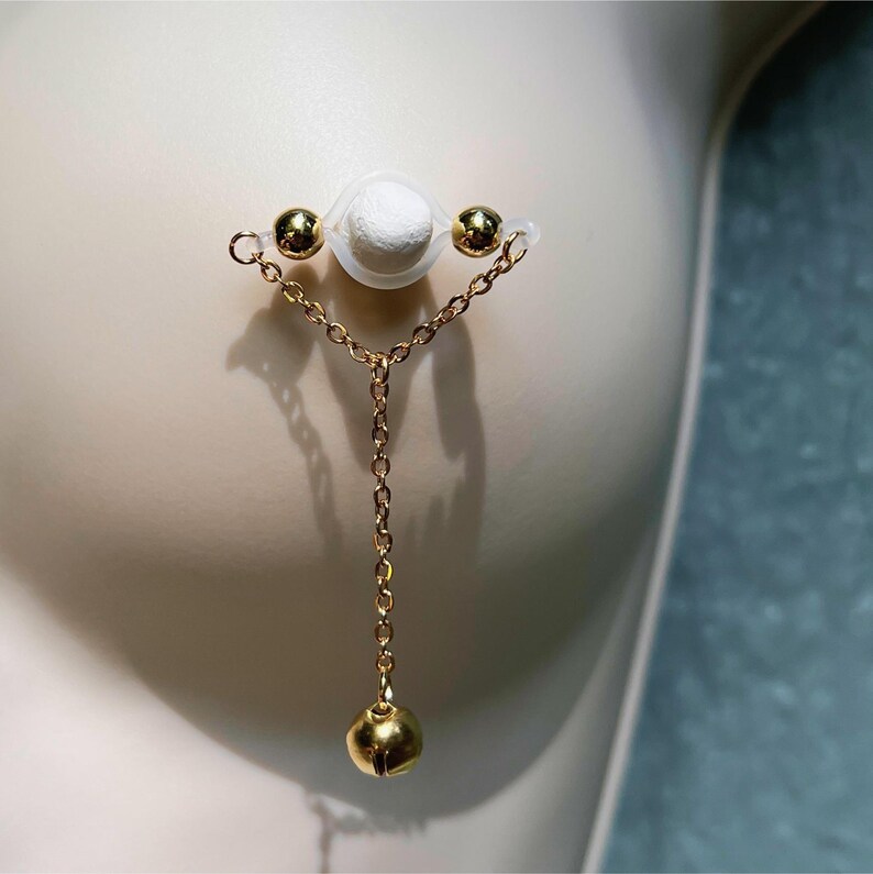 Golden Bell Non-Piercing Nipple Jewelry-Thyye
