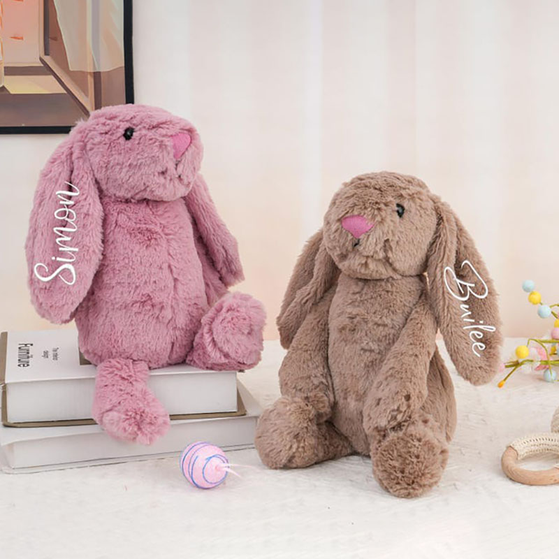 Personalized Embroidered Plush Bunny-Thyye
