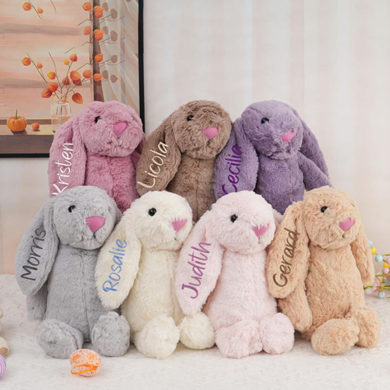 Personalized Embroidered Plush Bunny-Thyye