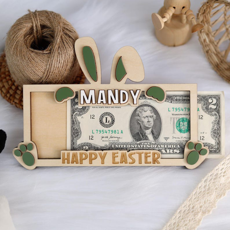 Custom Easter Bunny Wallet Gift-Thyye