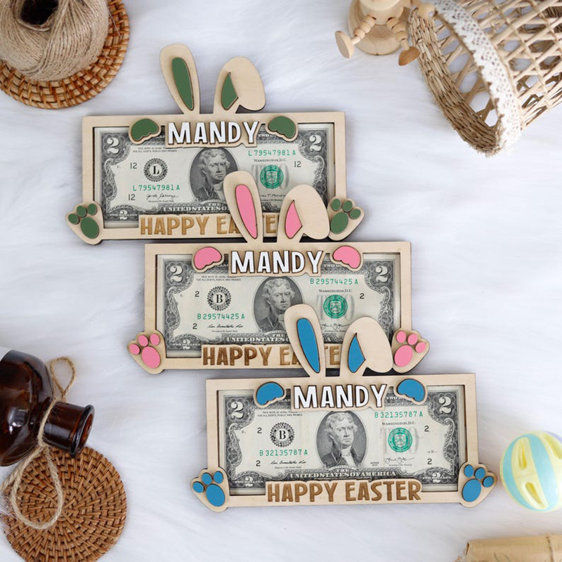 Custom Easter Bunny Wallet Gift-Thyye