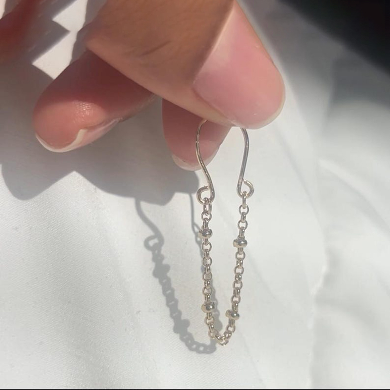 Chain imitation breast ring-Thyye