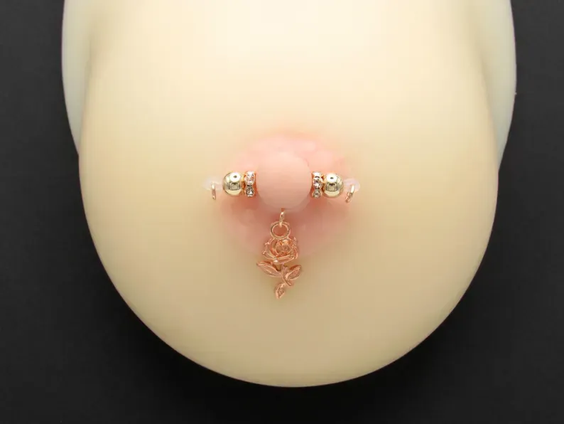 Adjustable size fake nipple fake nipple ring-Thyye