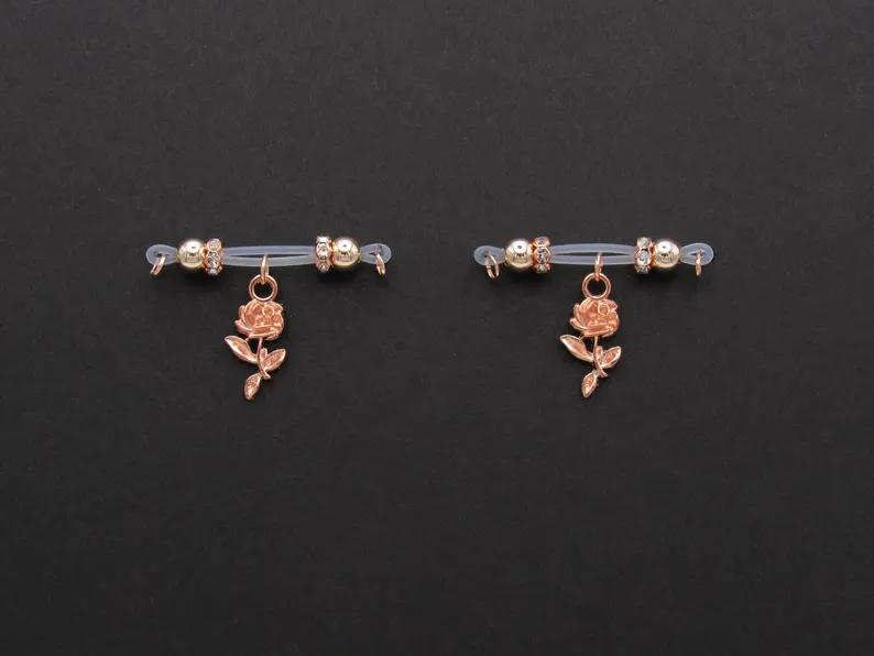 Adjustable size fake nipple fake nipple ring-Thyye