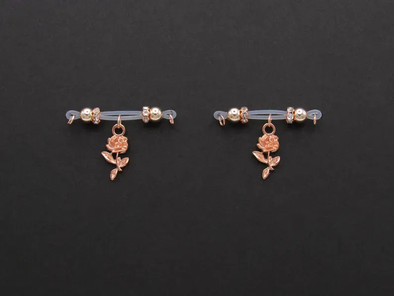 Adjustable size fake nipple fake nipple ring-Thyye