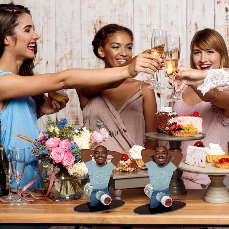 Custom Bachelor Party Decorations Wine Bottle Rack-Thyye