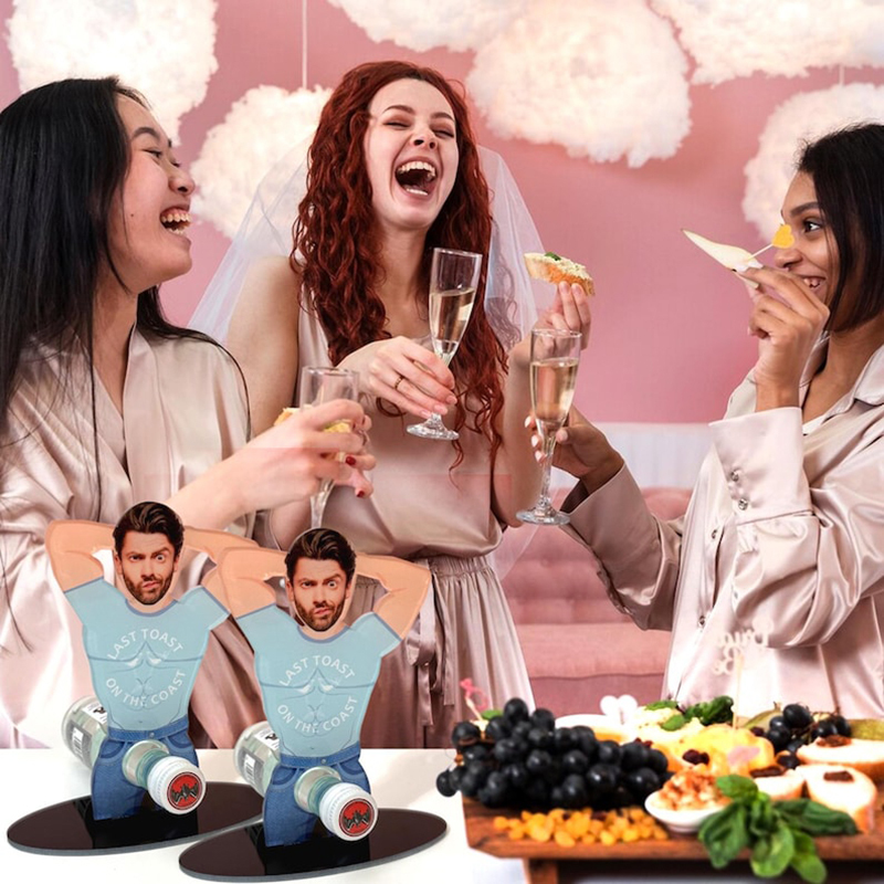 Custom Bachelor Party Decorations Wine Bottle Rack-Thyye