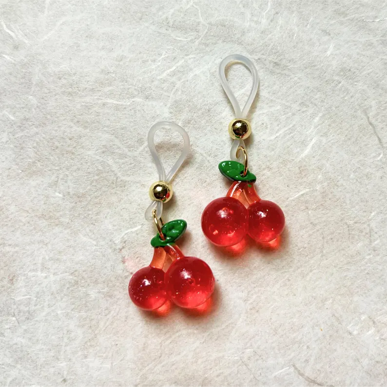 Cherry Non-Pierced Nipple Jewelry Pendant-Thyye