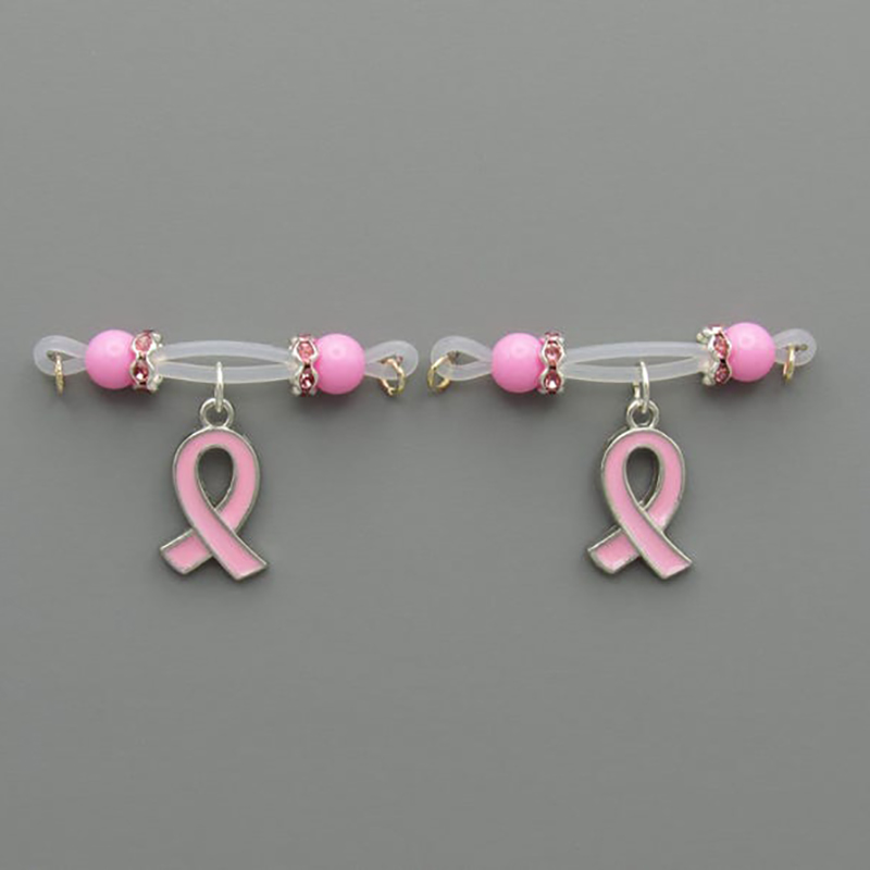Pink Ribbon Nipple Ring-Thyye