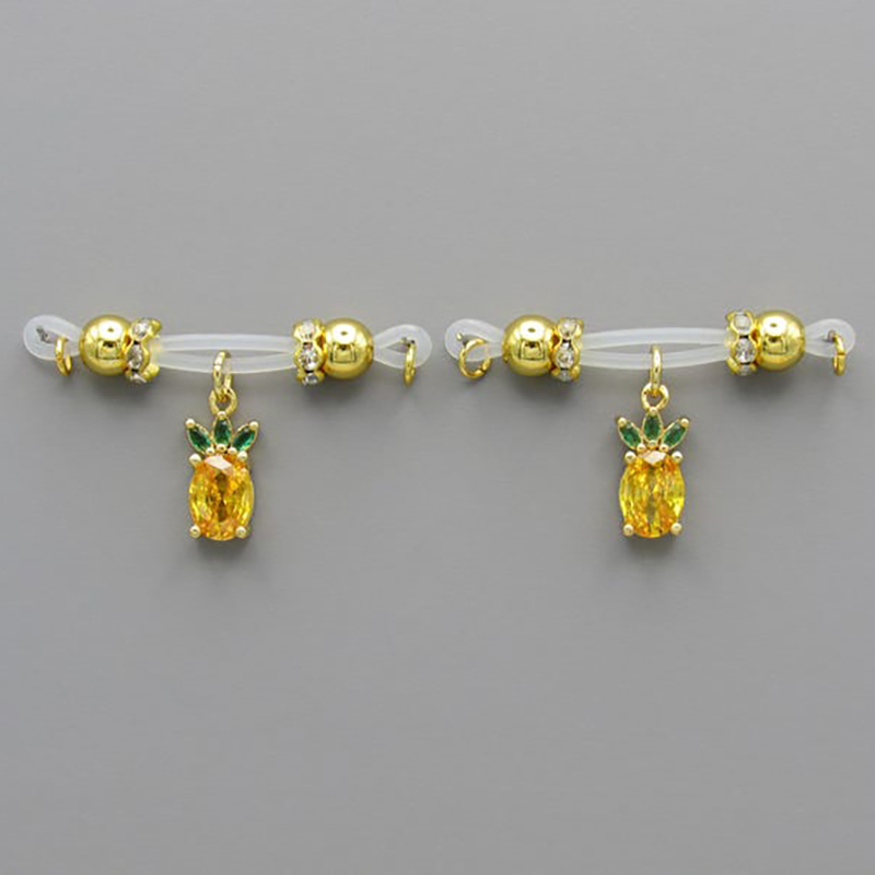 Pineapple Charm Nipple Ring-Thyye