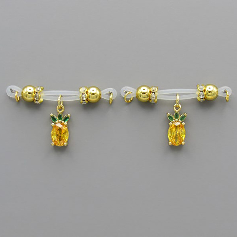Pineapple Charm Nipple Ring-Thyye